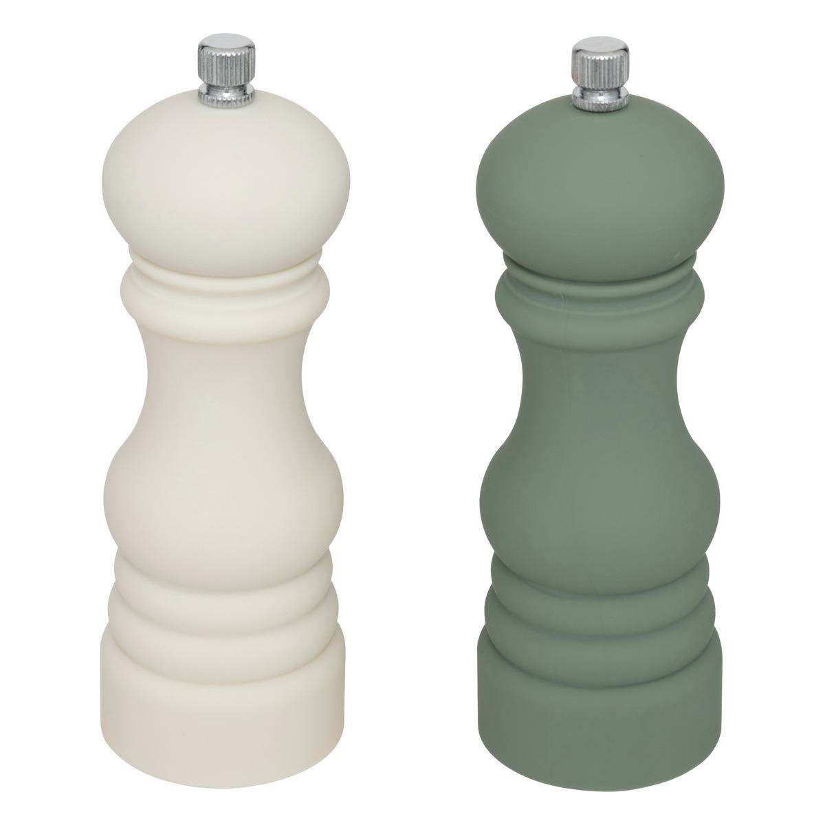 LOT 2 MOULINS SENSIA H.14.5CM