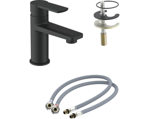 form&style wastafelkraan MALE zwart mat