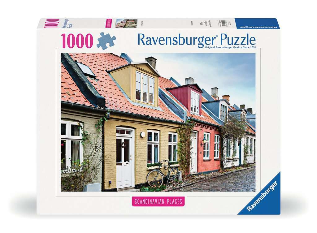 Ravensburger Spiel Häuser in Aarhus, Dänemark