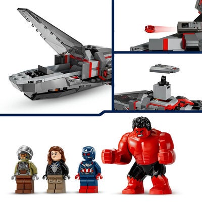 LEGO Super Heroes 76292 Captain America i kamp mot Red Hulk