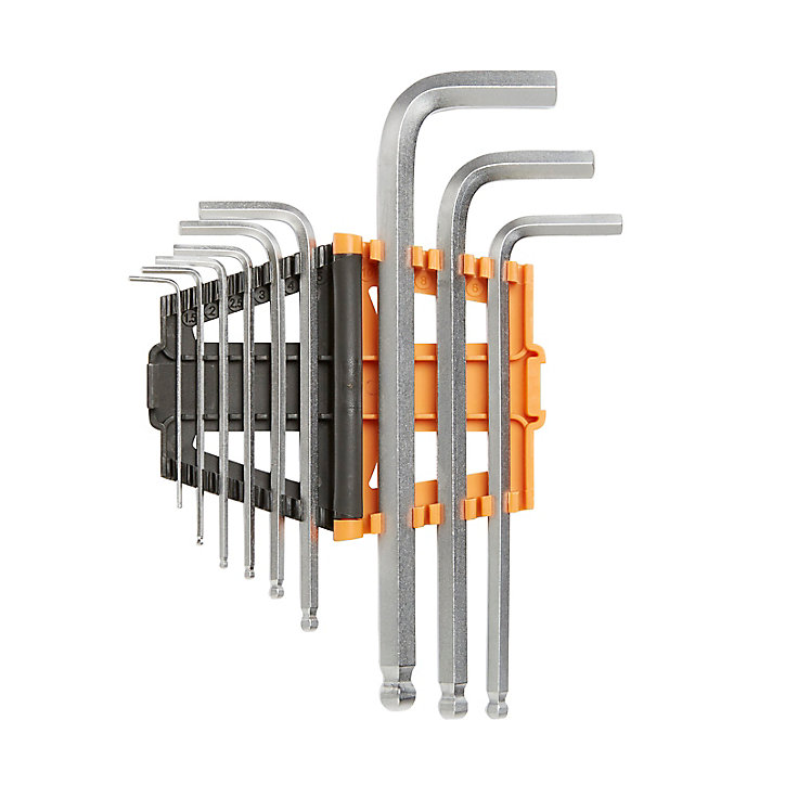 Clé 6 pans à tête sphérique Magnusson - 9 pièces