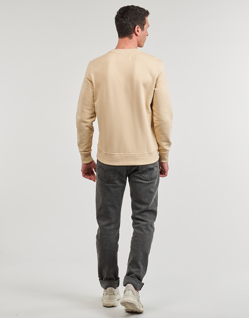 Calvin Klein Jeans - CK EMBRO BADGE CREW NECK - Beige
