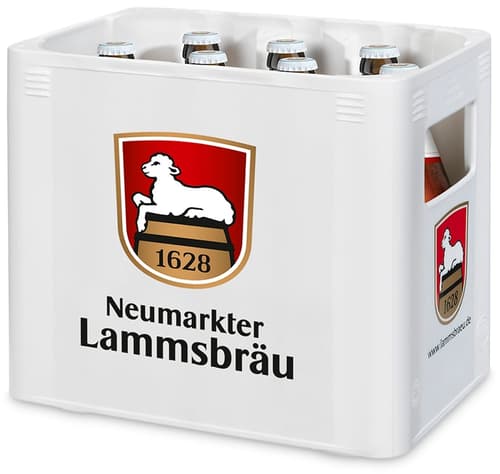 Lammsbräu BIO Dunkle Weisse Alkoholfrei Kiste 10x0,5 l (MEHRWEG)