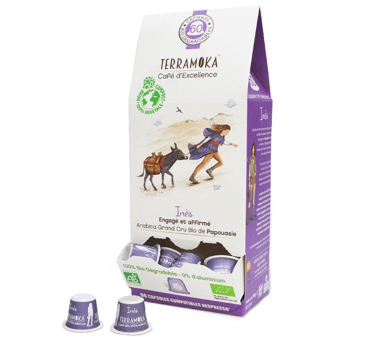 15 Capsules Ines Bio - compatibles Nespresso® - TERRAMOKA