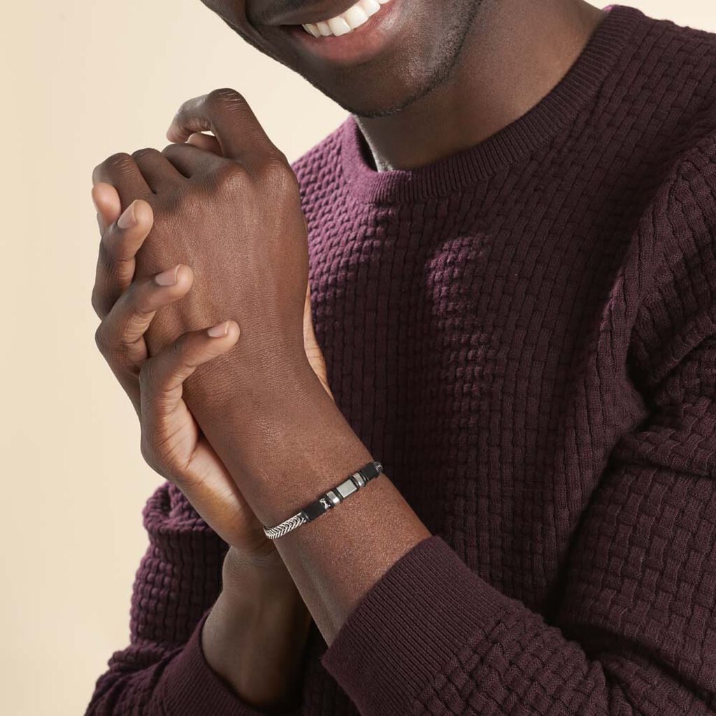 Bracelet Leonard Acier Bicolore