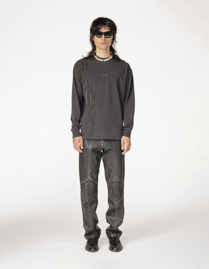 Han kjøbenhavn Boxy Tee Long Sleeve Faded black