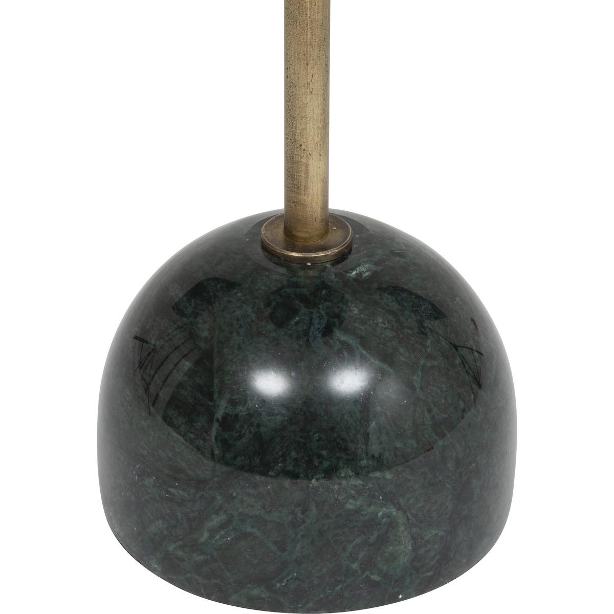 TABLE APPOINT MARBRE NEMA CEDRE D.35.5X58CM