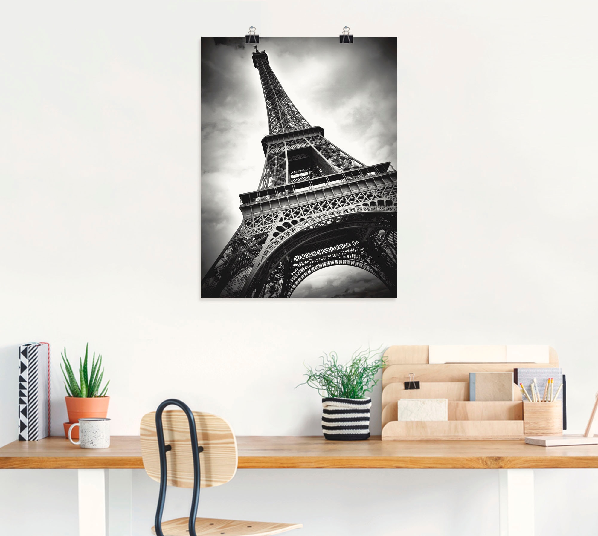 Artland Wandbild »Eiffelturm Paris« Gebäude 1 Stk. tlg. als Leinwandbild, Poster in verschied. Grössen