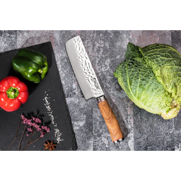 Nakiri damas 10Cr Wusaki 17cm Wusaki