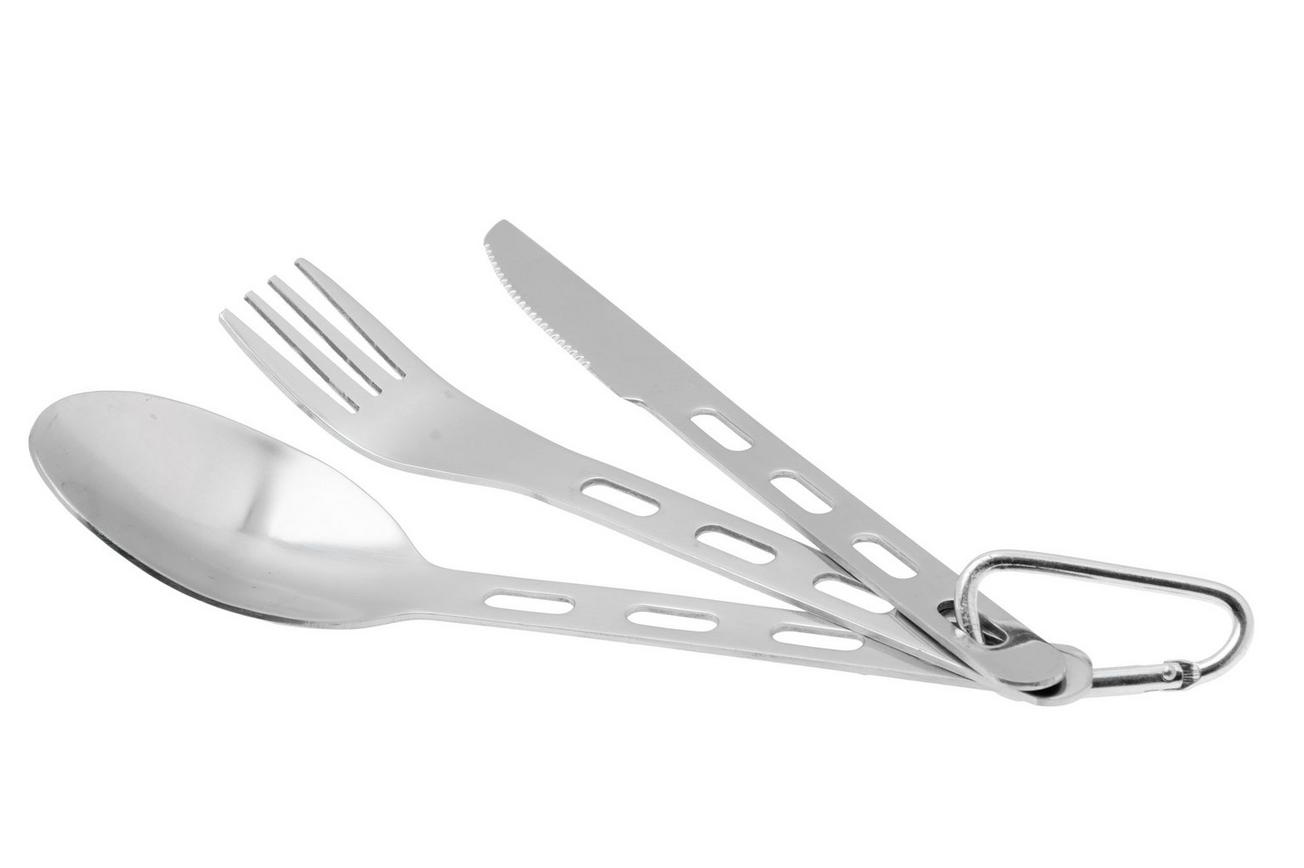 Pathfinder Utensil Set PTH058 roestvast staal, campingbestekset