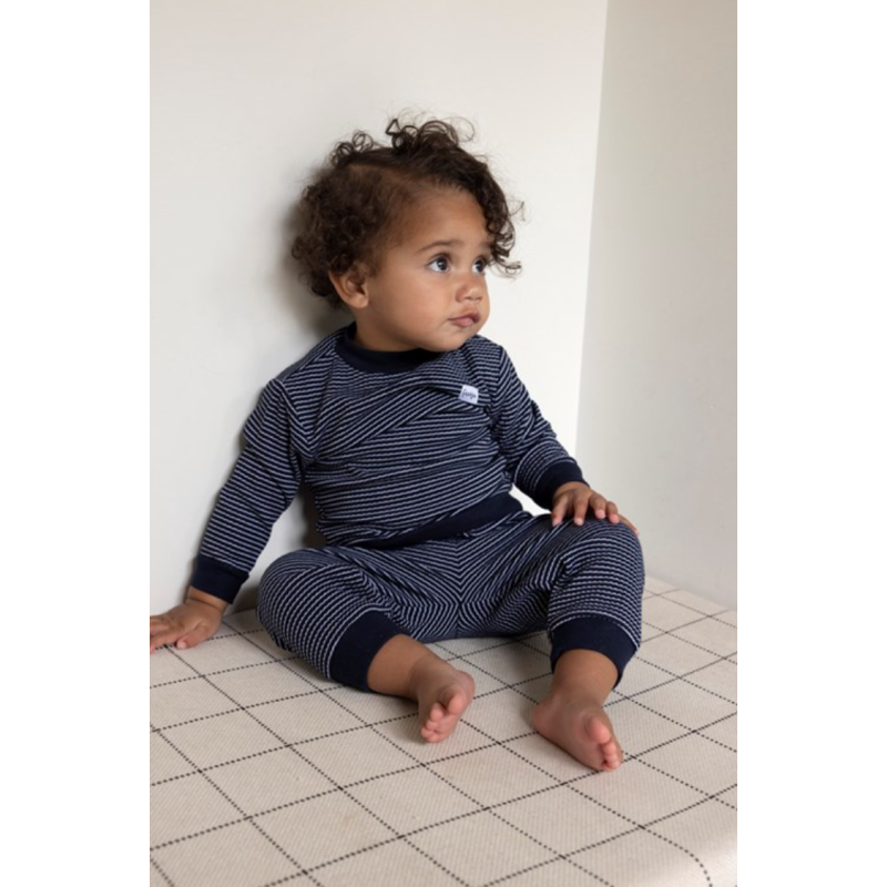 Feetje Wafel Pyjama Royal blue