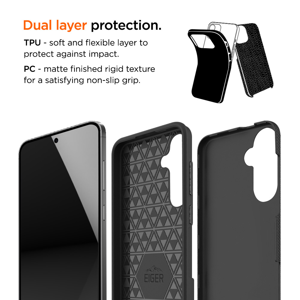 Samsung Galaxy S25  Plus North Case Premium Hybrid Schutzhülle (EGCA00709) - Schwarz
