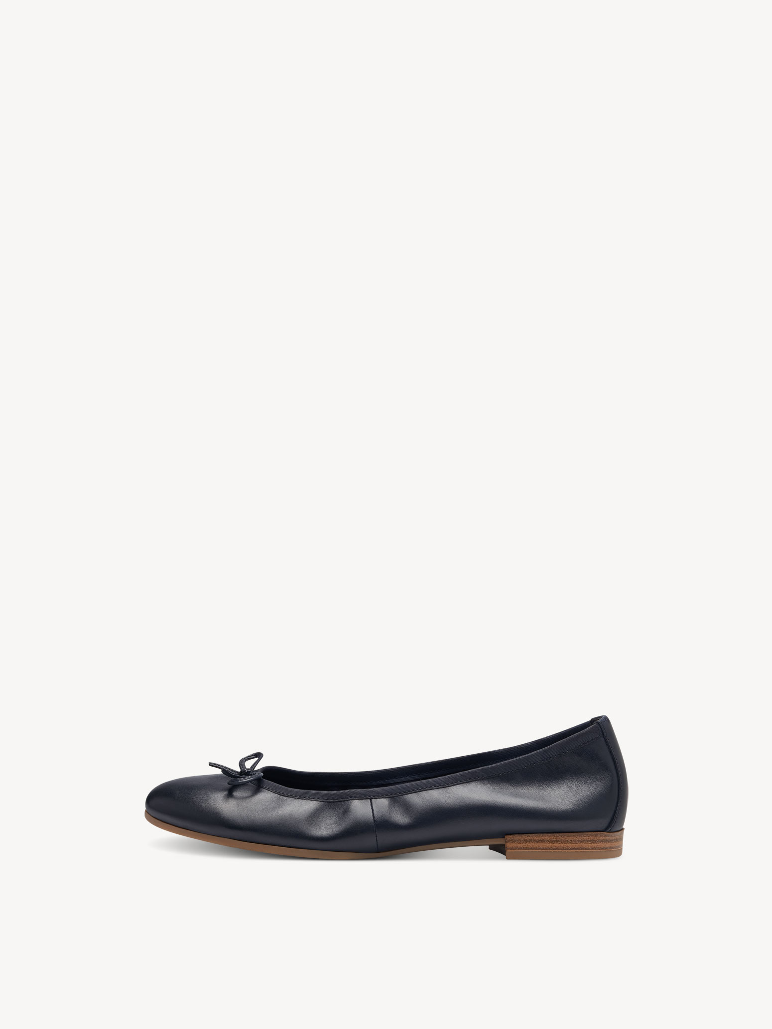 Leren Ballerina - blauw