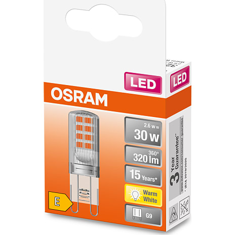 Osram LED pin 2,6W - varmt hvidt lys
