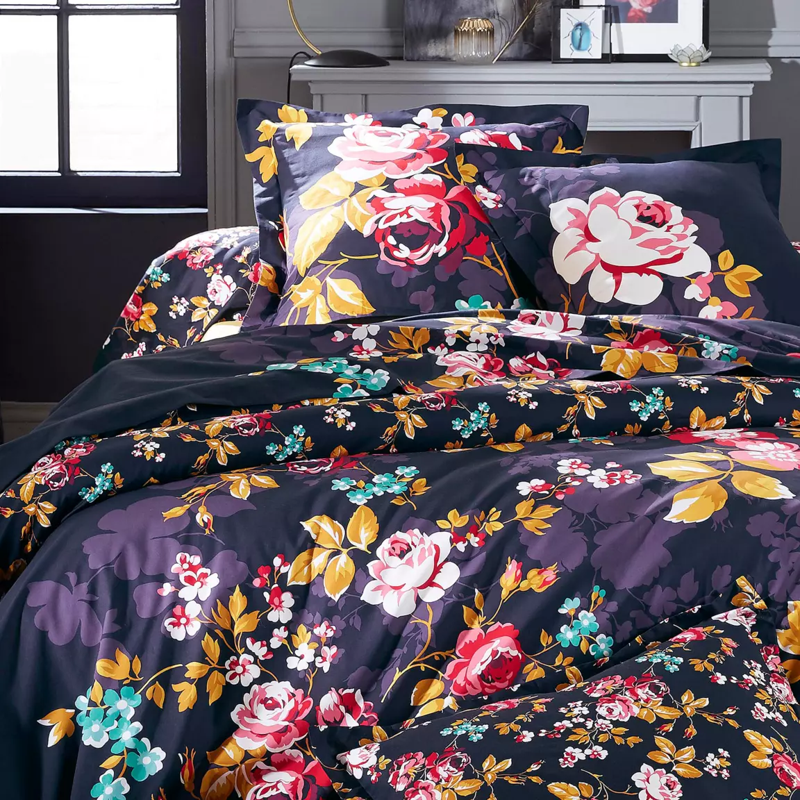 Taie de traversin coton (L200 cm) Obsession Multicolore