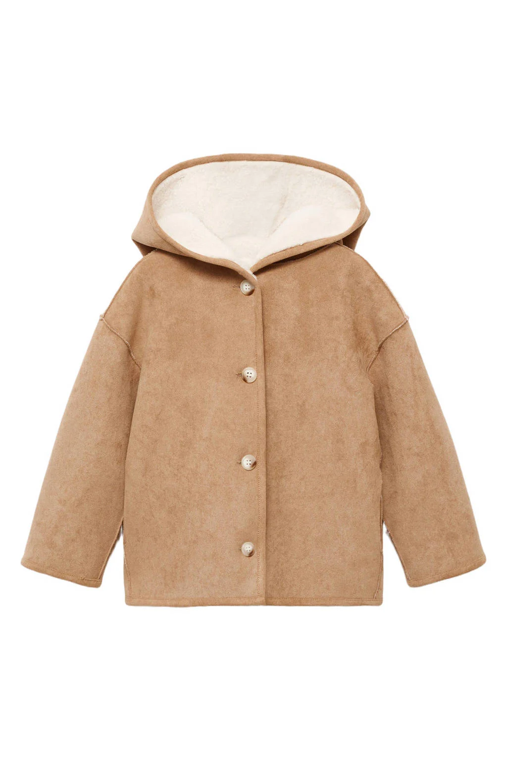 Mango Kids reversible jas bruin