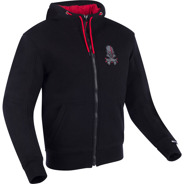 Bering - Sweat Hoodiz 2 Noir / Rouge fluo