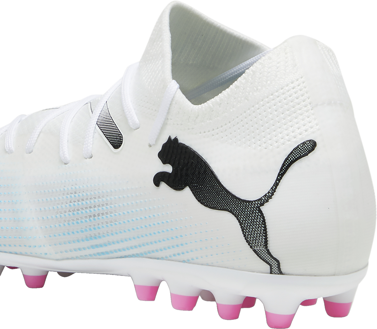 Future 7 Match MG Junior PUMA White/PUMA Black/Poison Pink