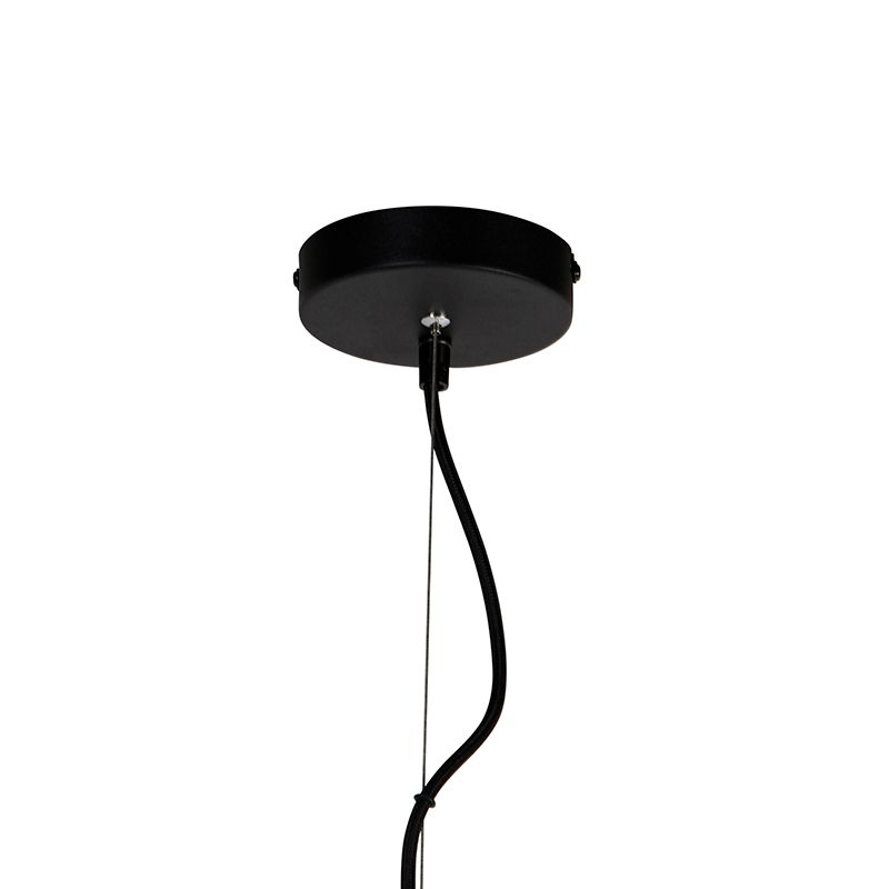 Design ronde hanglamp zwart 50 cm - Dos