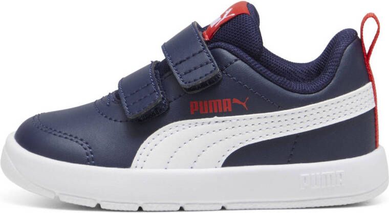 PUMA Kinder Schuhe Mid Courtflex V3 V Inf 310252 Navy- White- Red