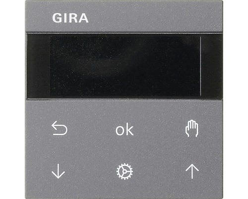 Gira jaloezie + timer display 536628 E2/Event antraciet