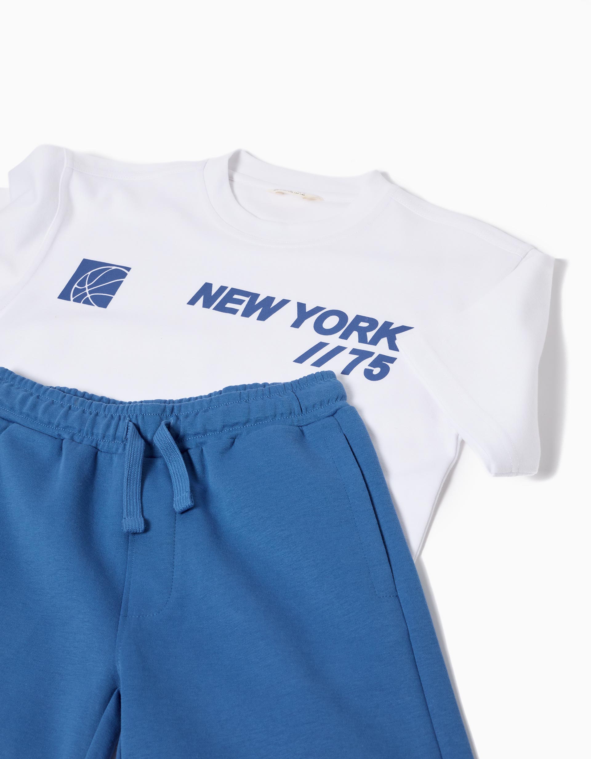 Conjunto T-Shirt e Calções, Menino, Azul