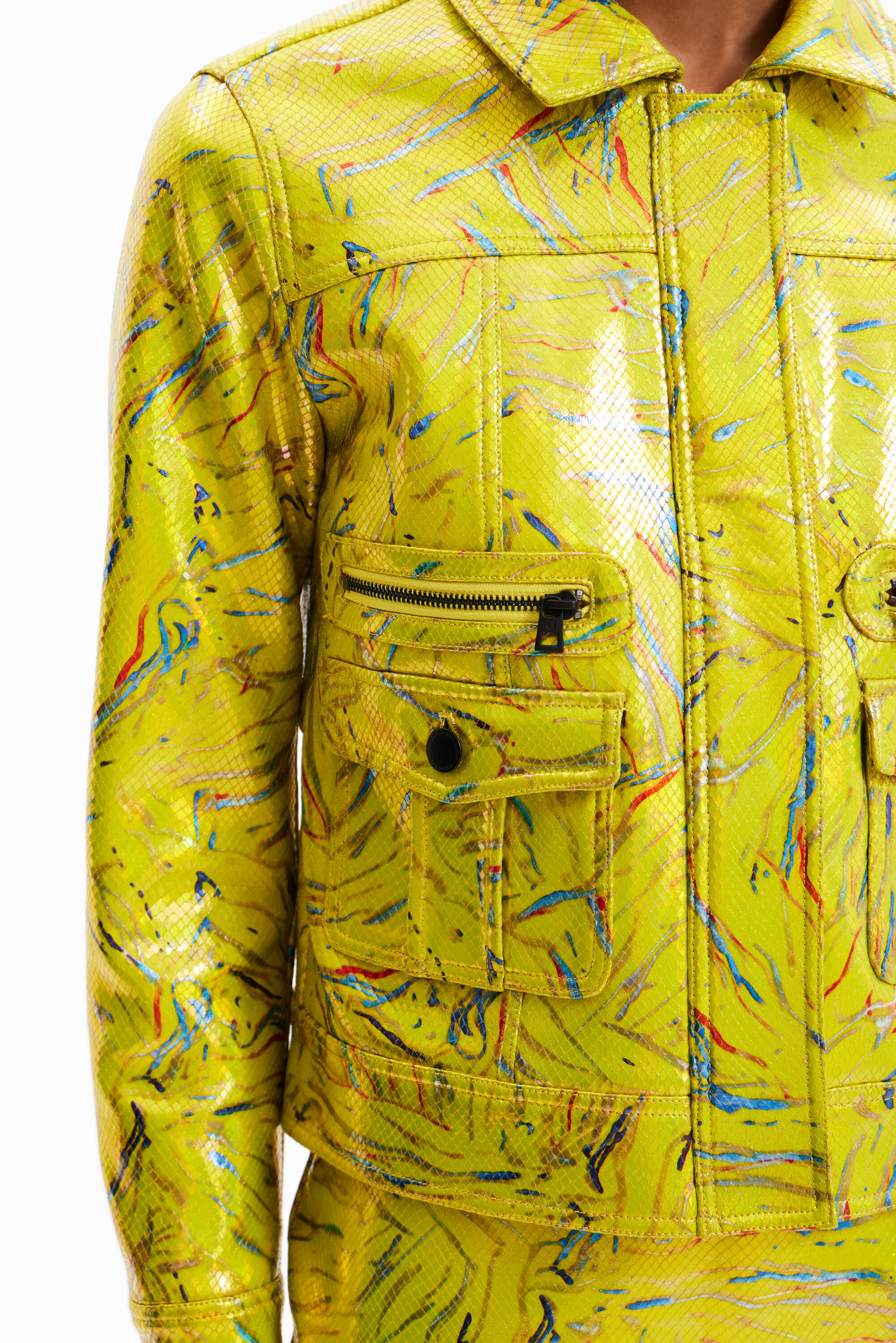 Veste droite arty