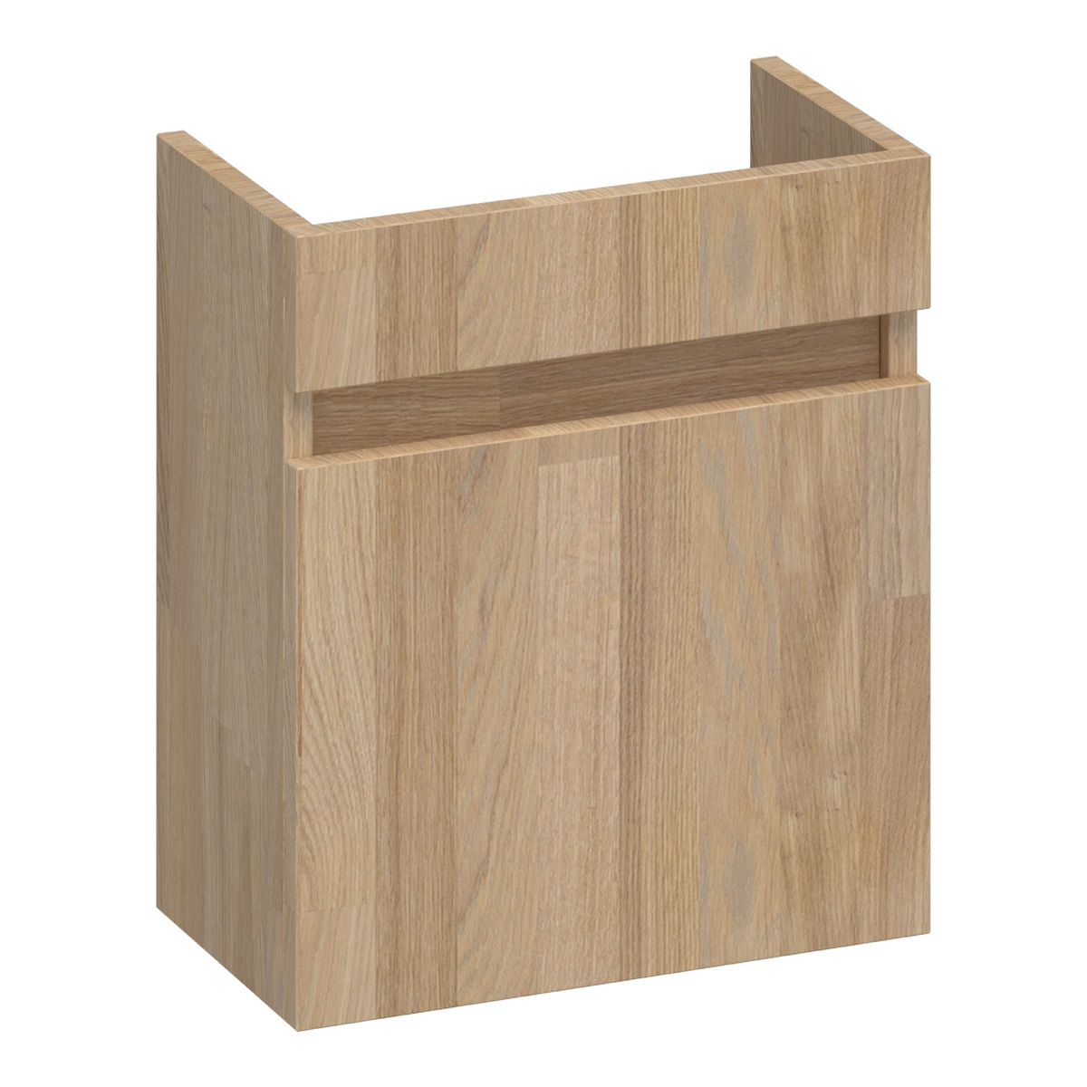 Brauer Joy fonteinkast 40cm linksdraaiend vingerlas eiken grijs
