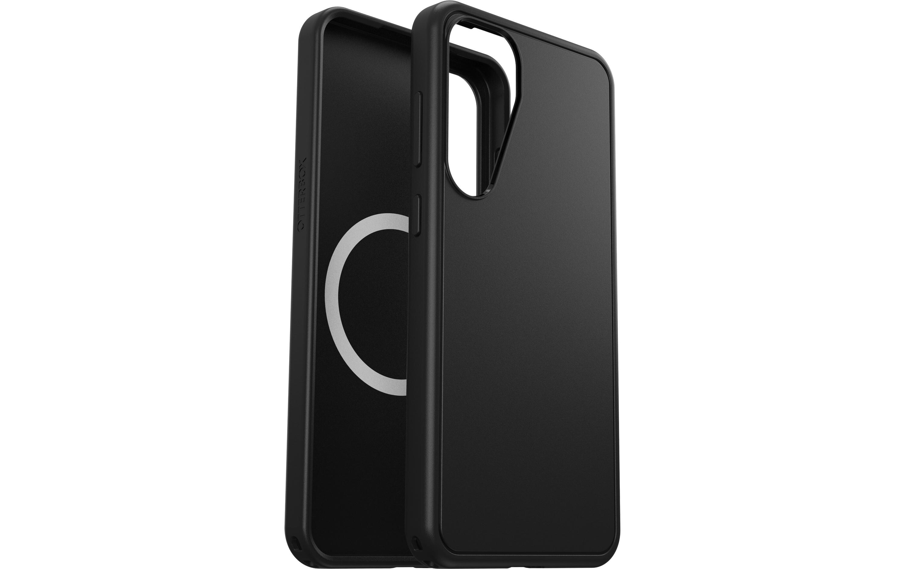 Back Cover Symmetry Galaxy S25+ SchwarzSchutzhülle mit Magsafe für das Samsung Galaxy S25+