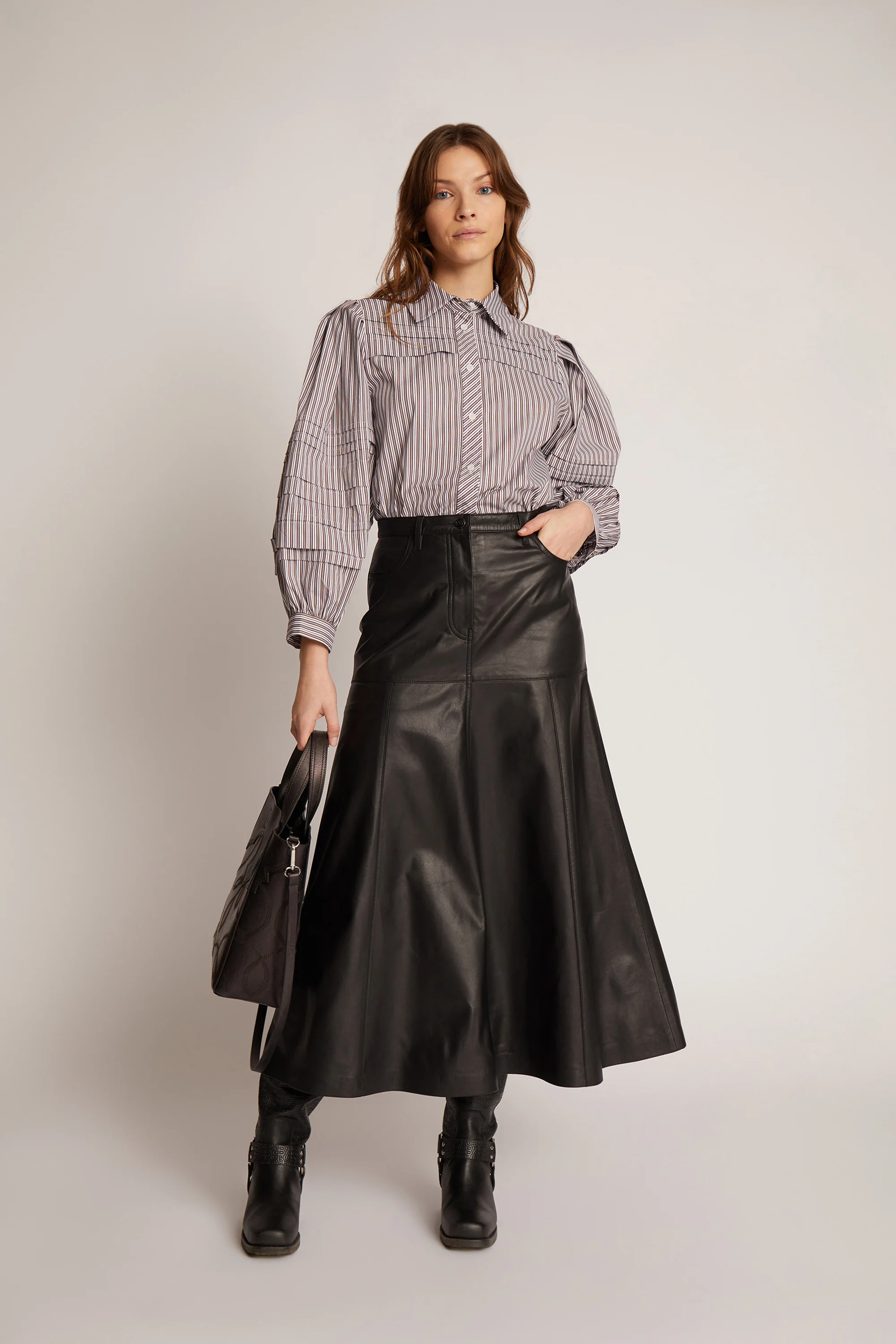 MUNTHE  Estella shopper taske - sort