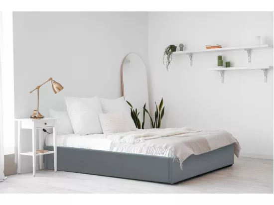 Lit simple en PVC avec coffre 