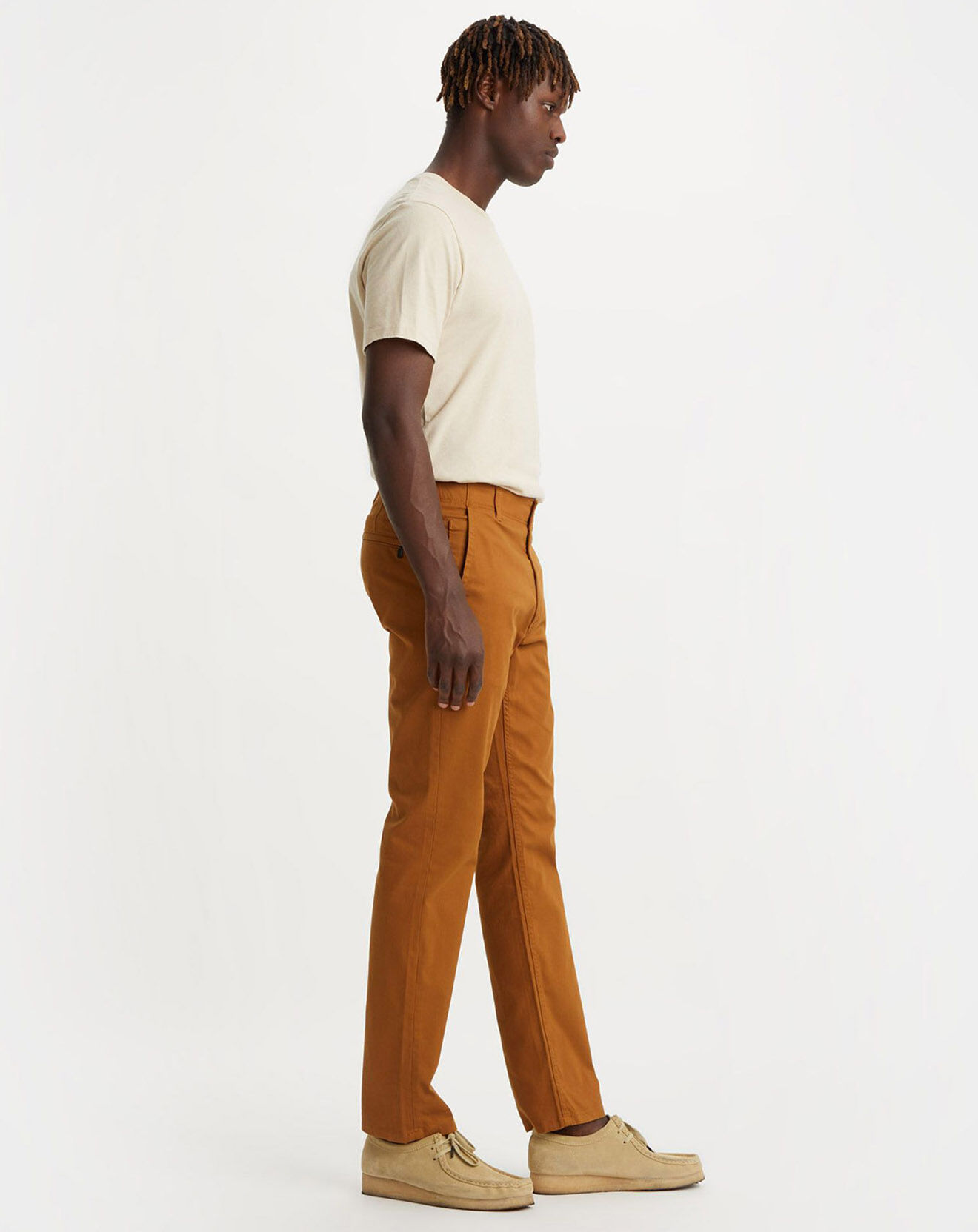 Dockers Pantalon Smart 360 Flex Alpha Slim marron clair