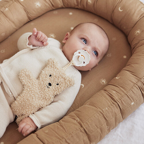 Jollein speendoek teddy bear - naturel