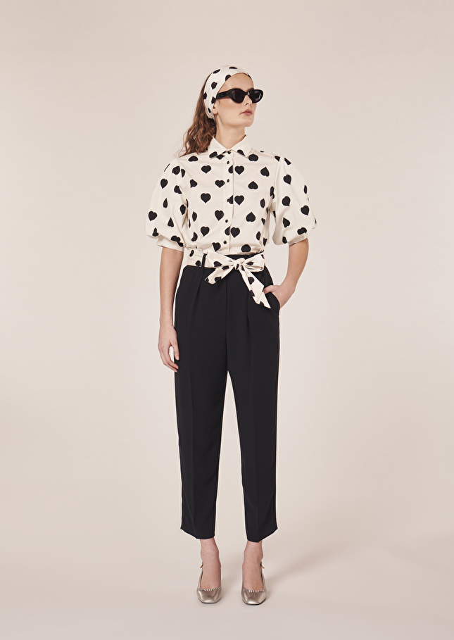 Pantalon Paganoir en crêpe
