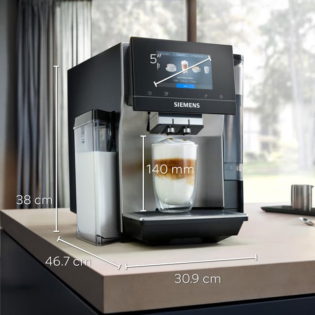 Siemens EQ700 Integral automatisk espressomaskine TQ717R03 (sølv)