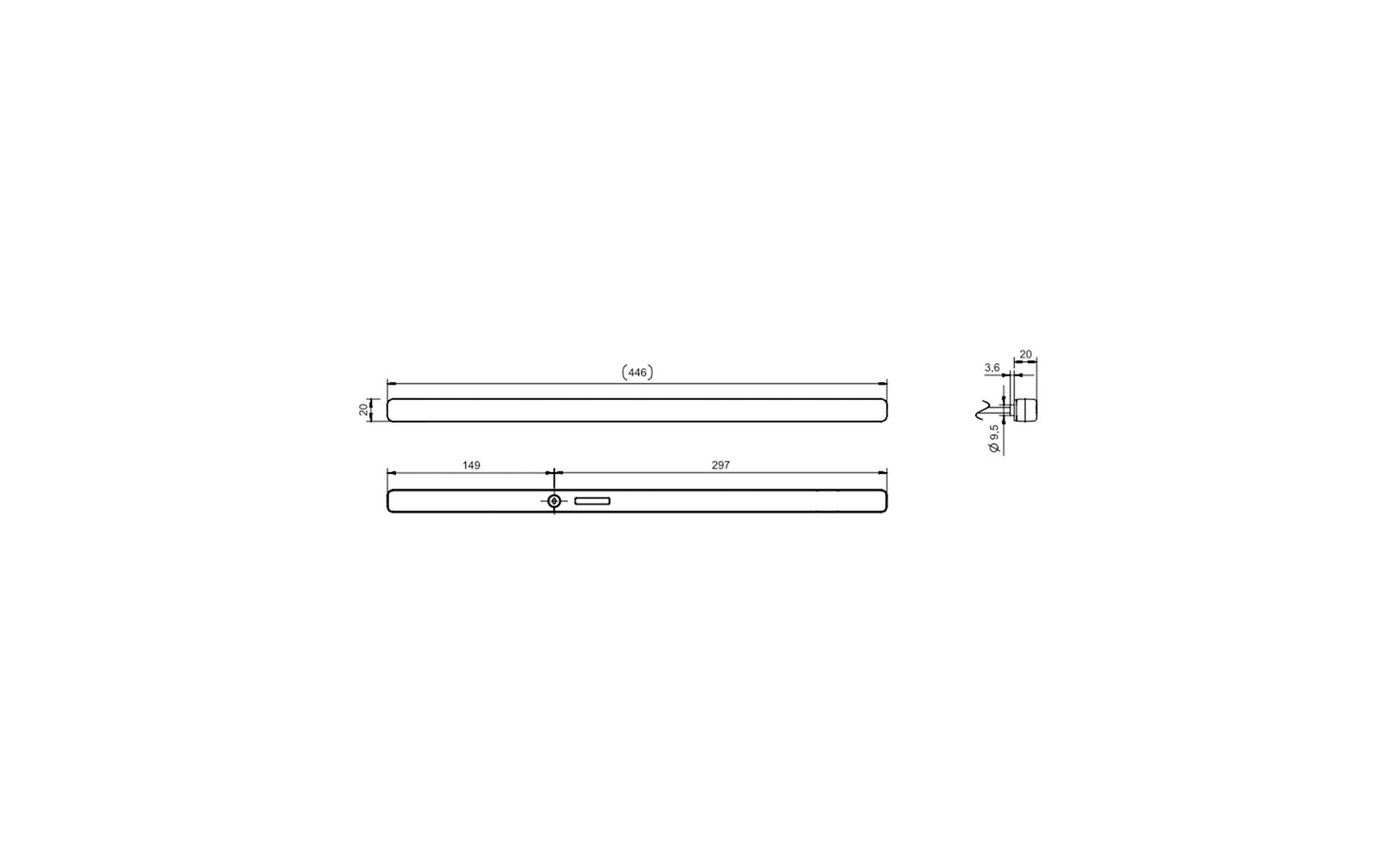 Jokon ZHBL 40S LED Zusatzbremsleuchte 12 V - rot