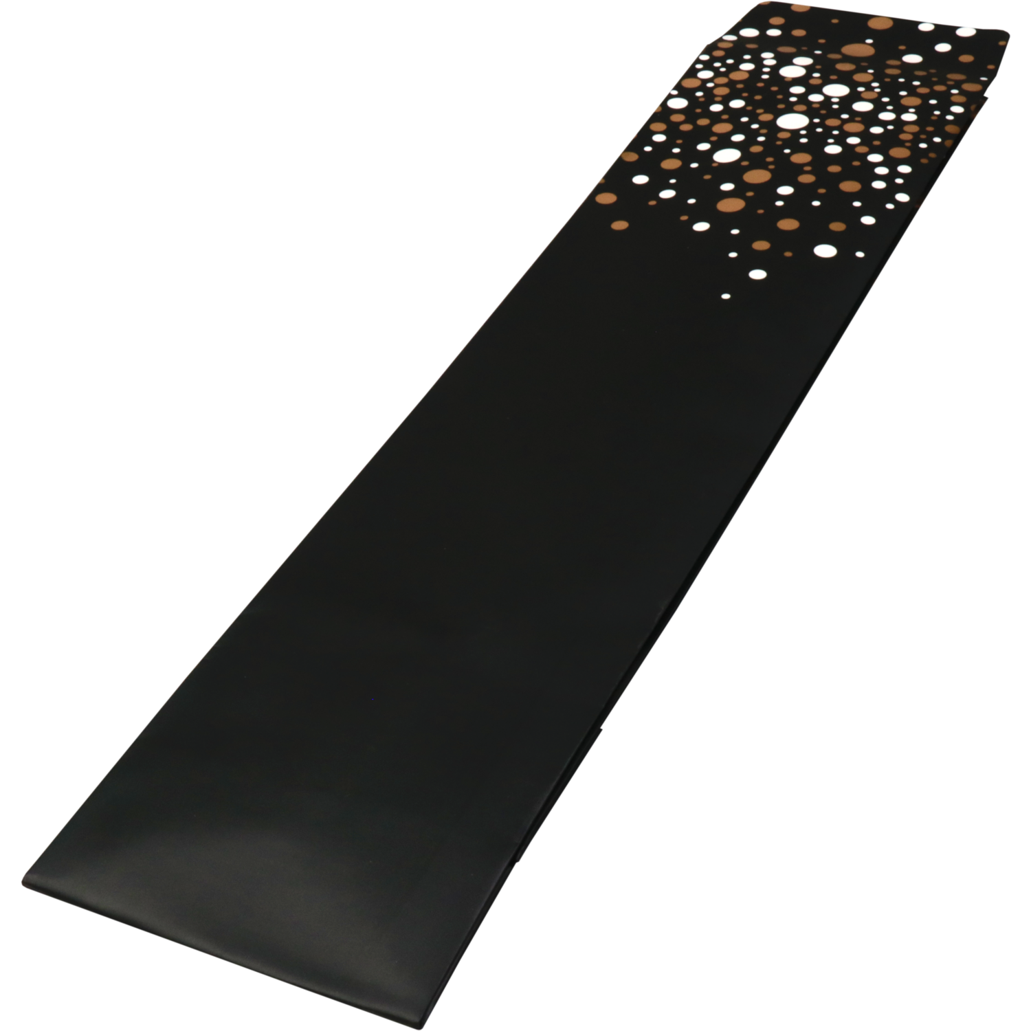 Fleszak, 9.5x41x9.5cm, Party Spot-On, papier, zilver/goud/zwart
