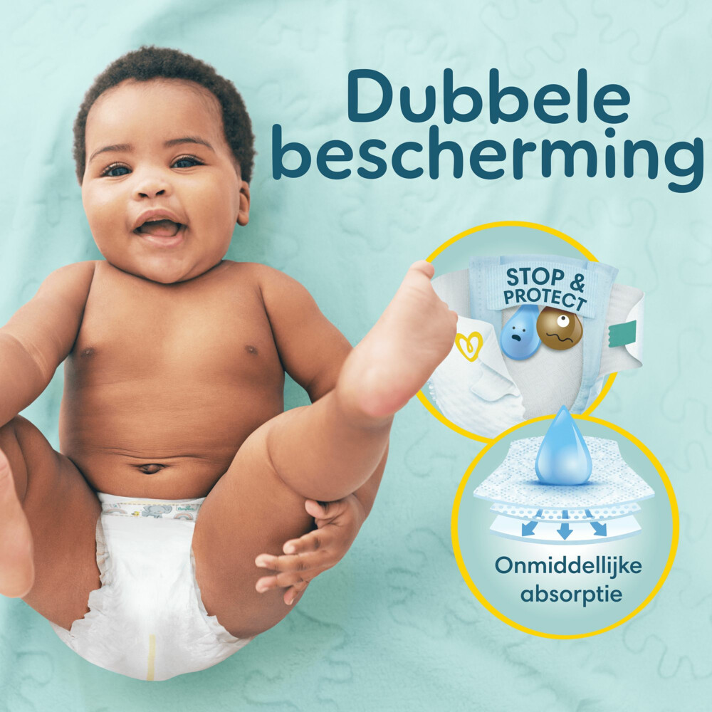 Pampers Premium Protection Luiers Maat 1 (2-5kg)180 stuks