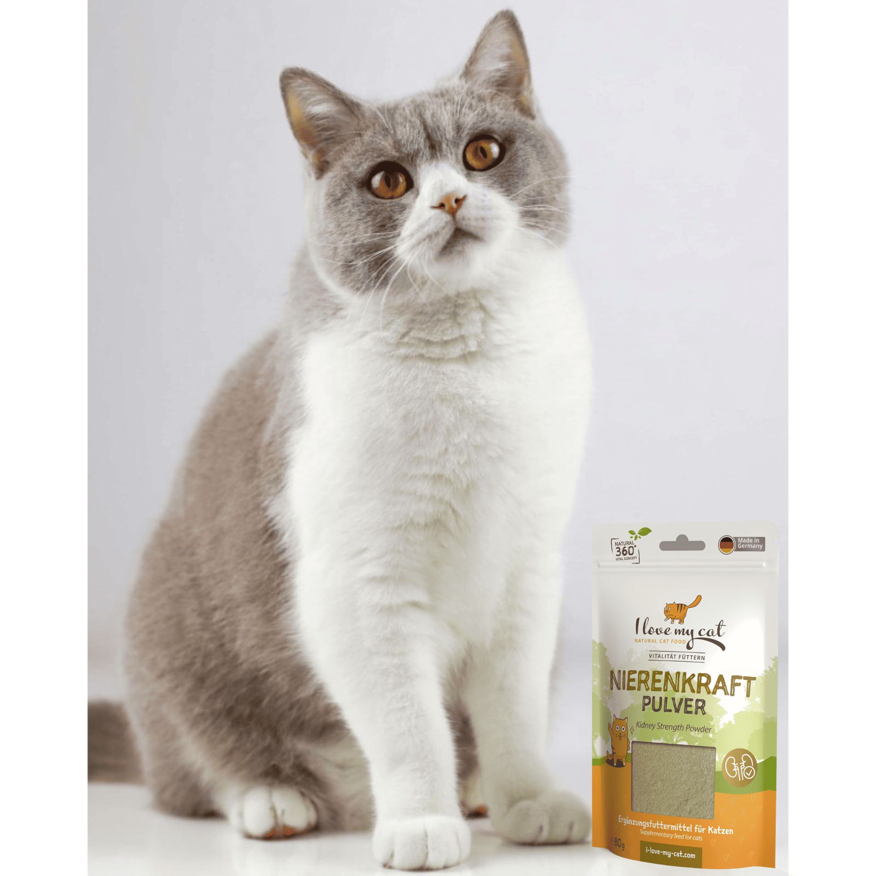 I love my cat Nahrungsergänzung für Katzen - Nierenkraft Pulver