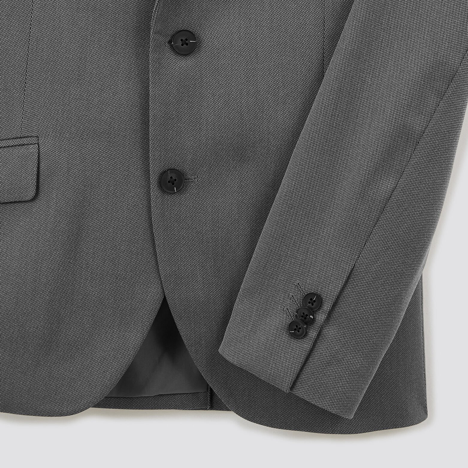Veste de costume slim Gris foncé
