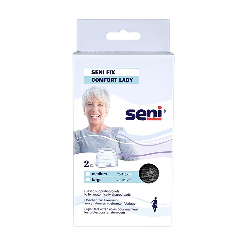 Seni Fix Comfort Lady<br>2 Stück, L, black