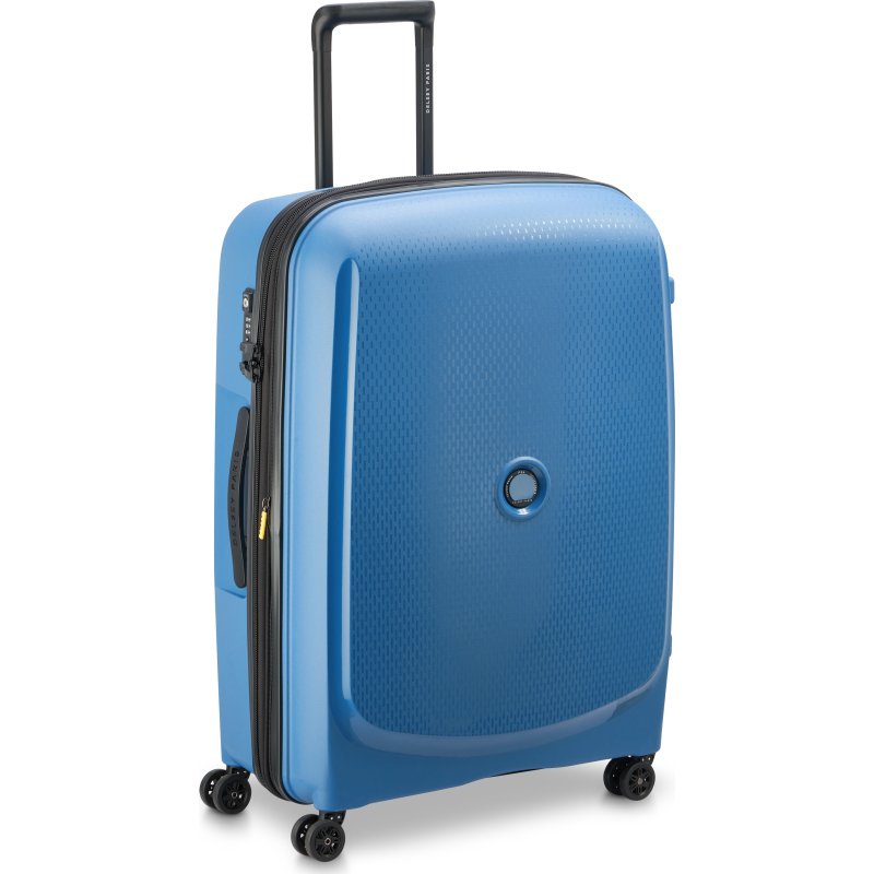 Belmont Plus valise extensible 4 doubles roues 76 cm bleu