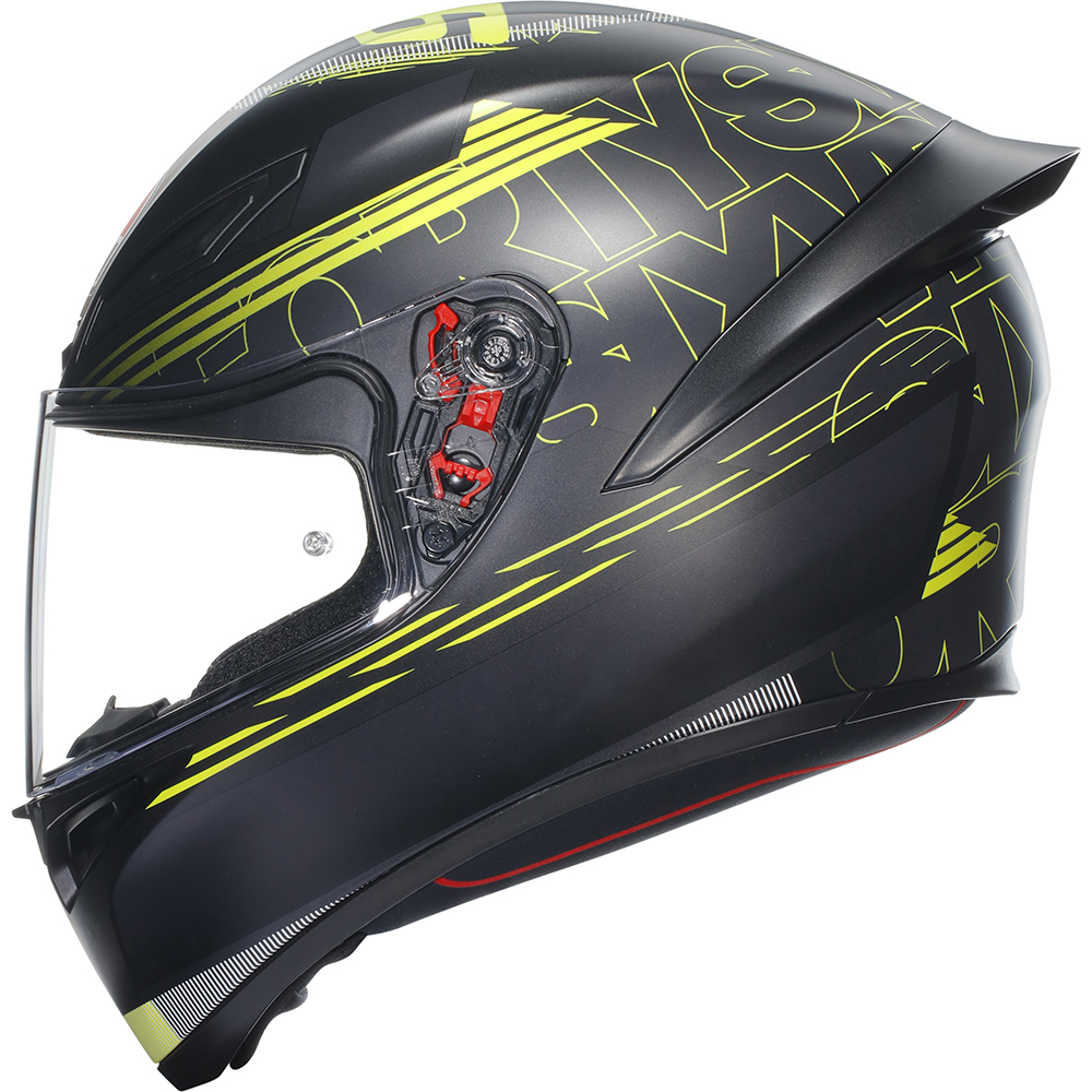 AGV - Casque K1 S Track 46 Noir / Jaune
