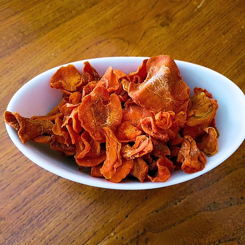 Wortelschijfjes Snack Dierapotheker.nl 150 gram