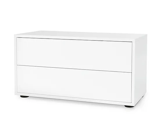 Regalmodul »Flemming«, ca. 75 x 37,5 cm, mit 2 Schubladen, weiß