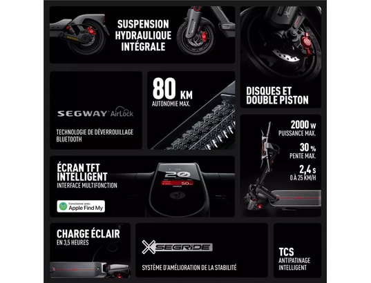 SEGWAY - Trottinette électrique Max G3 E Ninebot by Segway