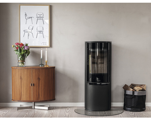 Aduro 22.1 LUX houtkachel, staal, zwart, 5,5 kW