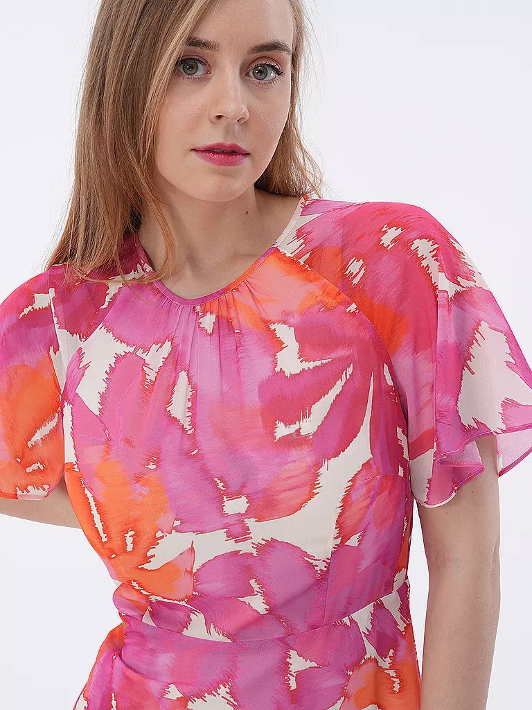 COMMA Midikleid pink