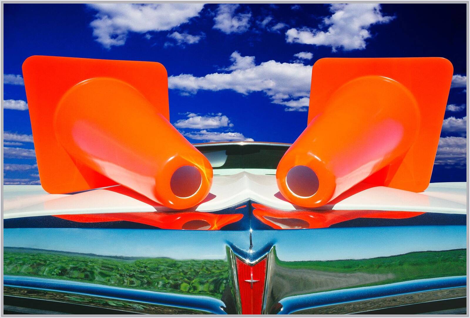 Traffic Cones by Mitchell Funk - Limited Edition. Edition of: 150. Signed.