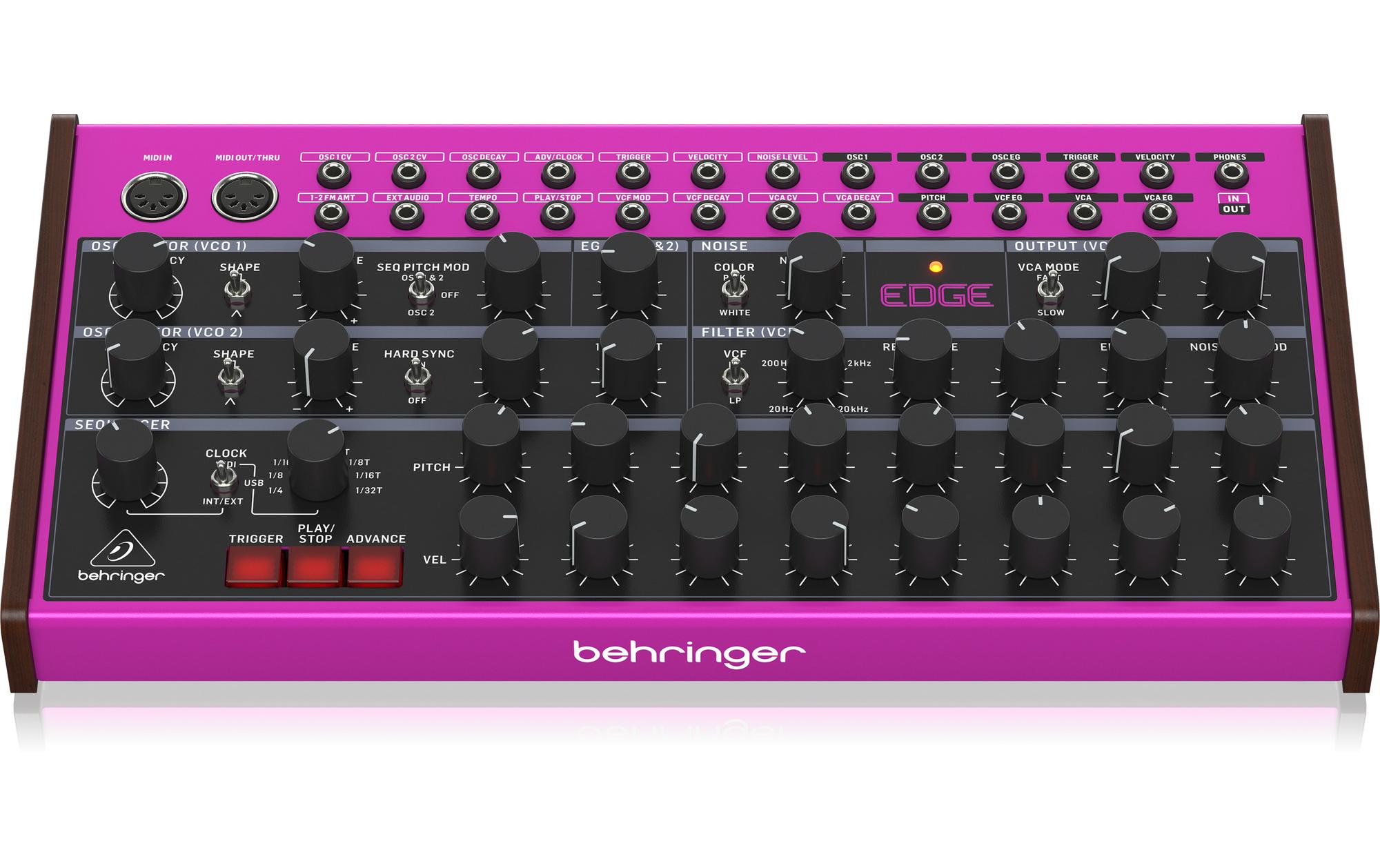 Synthesizer Edge<br>Semimodularer analoger Percussion-Synthesizer